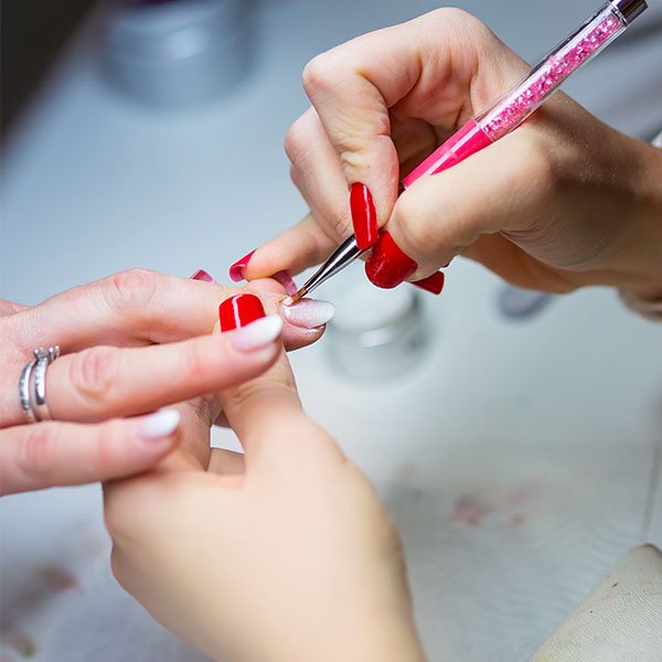 Manicure at Bliss Nail Salon & Head Spa